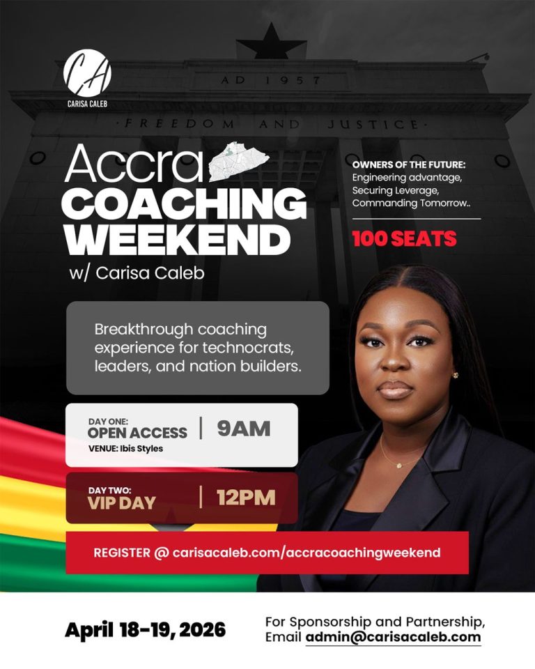 Only 100 Seats?! This Accra Coaching Event Is Where Future Leaders Are Being Built